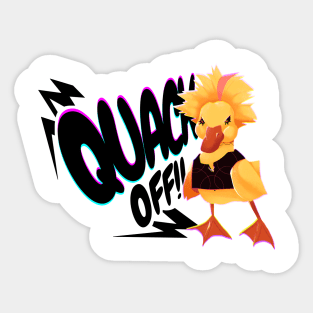 Quack Off! Sticker